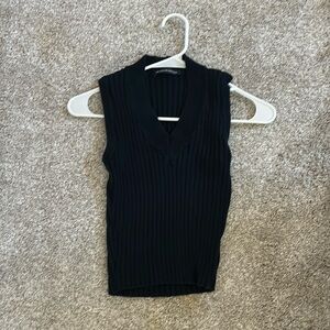 Navy blue sweater vest